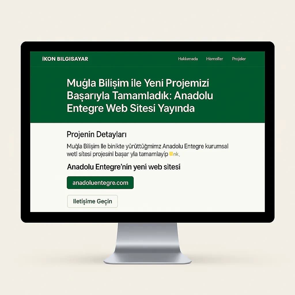 Anadolu Entegre’nin Yeni Kurumsal Web Sitesi, Muğla Bilişim ile Birlikte Tamamlandı